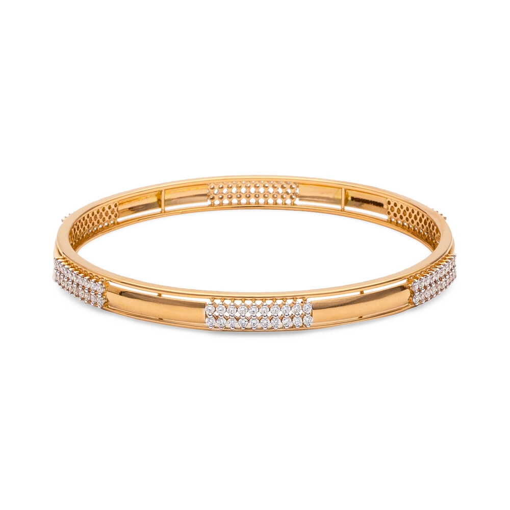 Tanishq gold diamond bangles top