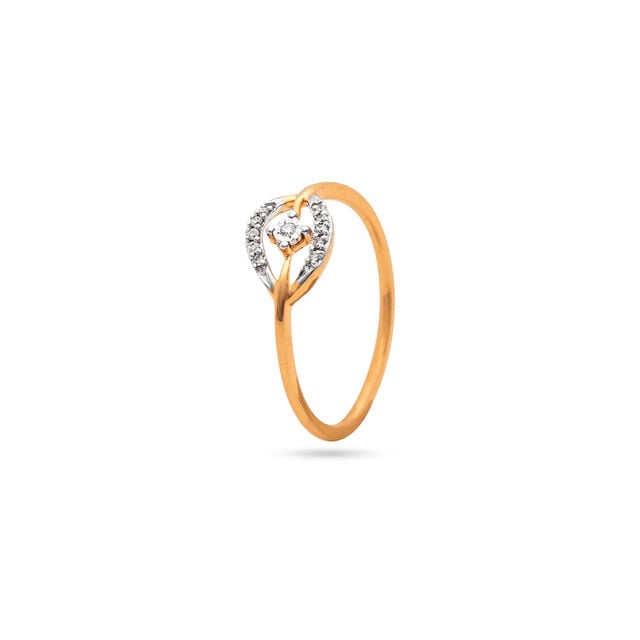 Touch of Nature Diamond and Gold Ring,,hi-res 2