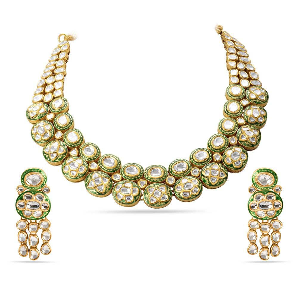 Shop Kundan Jewellery Online at Best Price Tanishq UAE