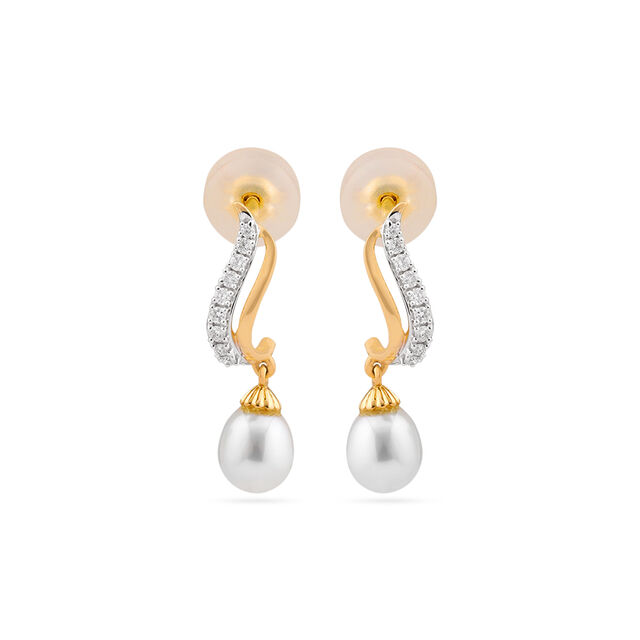 Tanishq 18KT Diamond Earrings for Women 