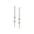 Dainty Diamond and Gold Drop Earrings,,hi-res 