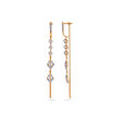 Dainty Diamond and Gold Drop Earrings,,hi-res 2