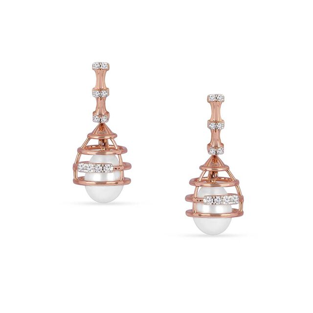 Tanishq 18KT Diamond Drop Earrings for Women 