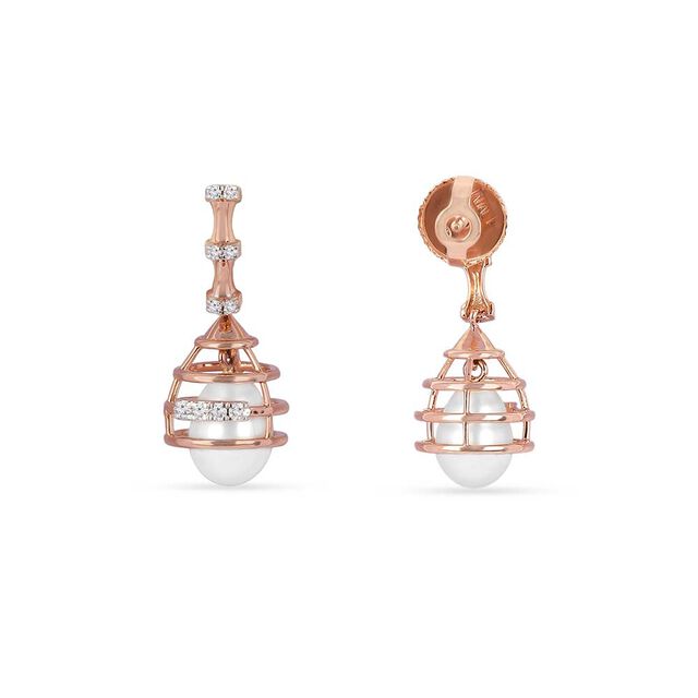 Tanishq 18KT Diamond Drop Earrings for Women 3