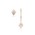 Geometric Diamond Elegance Drop Earrings,,hi-res 3