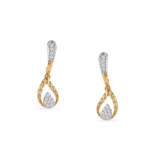 Tanishq 18KT Diamond Earrings for Women 