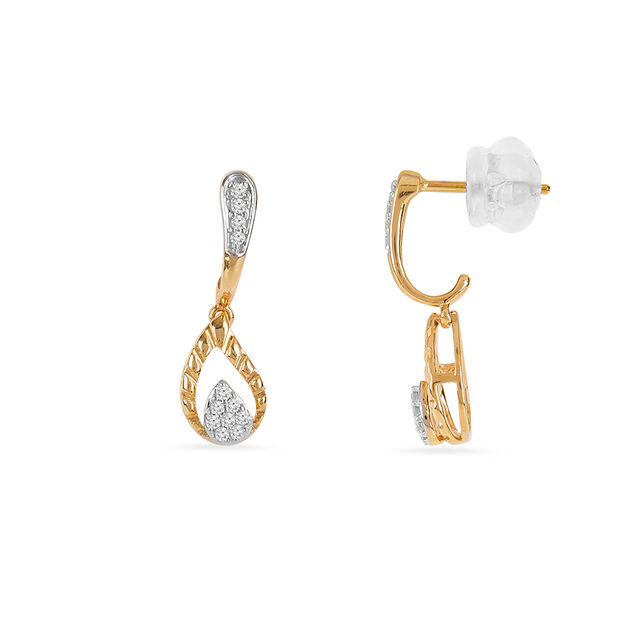 Tanishq 18KT Diamond Earrings for Women 3