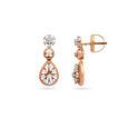 Floral Luminance Teardrop Diamond Earrings,,hi-res 2