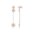 Snowflake Diamond Chain Earrings,,hi-res 2