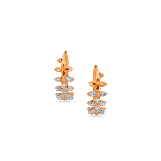 Tanishq 18 Karat Diamond Earrings for Women 