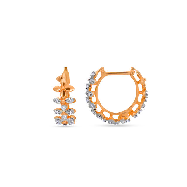 Tanishq 18 Karat Diamond Earrings for Women 2