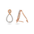 Fancy Diamond Hoop Earrings 3