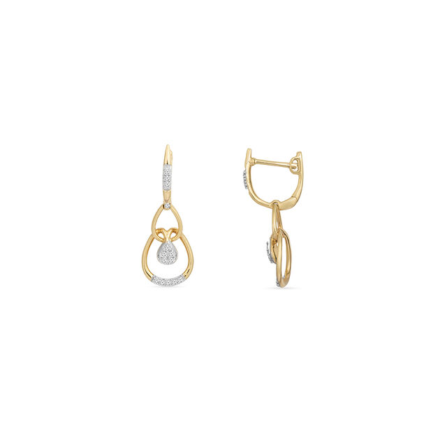 Tanishq 18KT Diamond Earrings 2