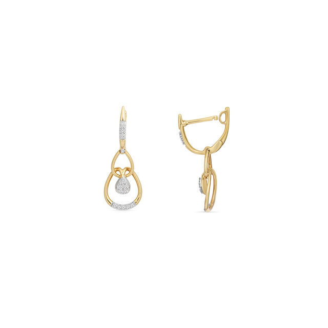Tanishq 18KT Diamond Earrings 4