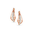 Chic Diamond Gold Earrings 2