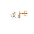 Urban Bloom Geometric Gold Earrings,,hi-res 2