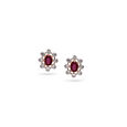 Scarlet Halo Sparkling Studs,,hi-res 