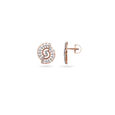 Diamond Dance Rose Gold Studs,,hi-res 2