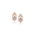 Diamond-Crusted Rose Gold Studs,,hi-res 