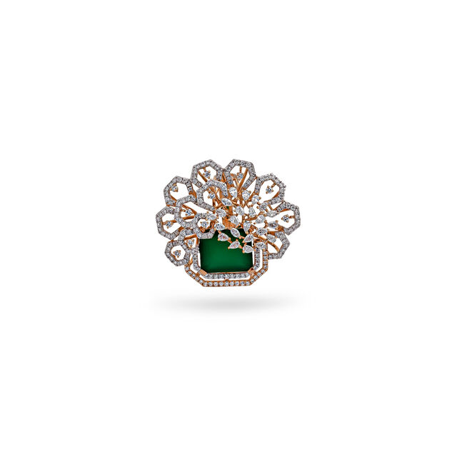 Tanishq Gold Finger Ring,,hi-res