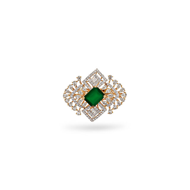 Tanishq Gold Finger Ring,,hi-res 