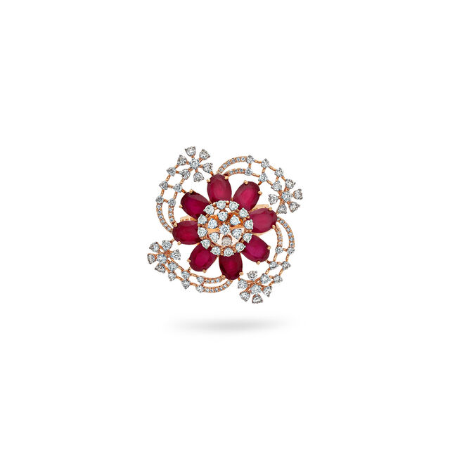 Tanishq Gold Finger Ring,,hi-res 