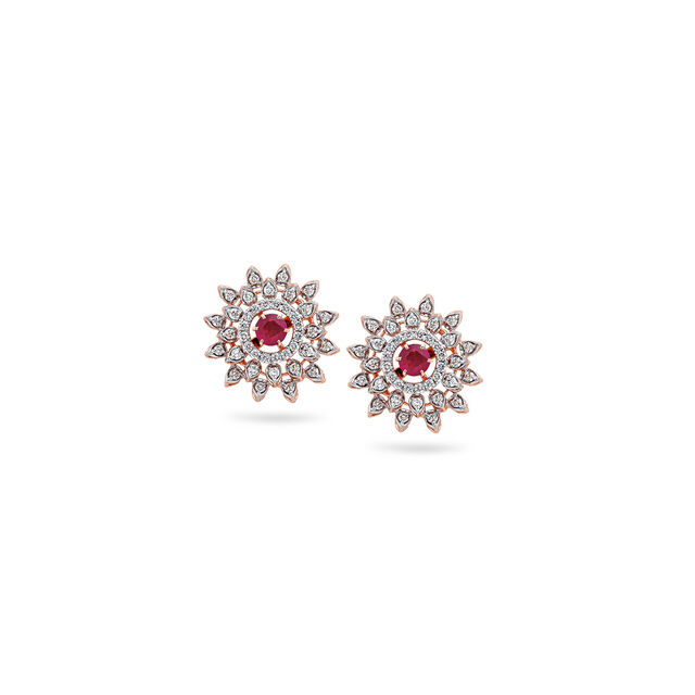 Cherry Delight Diamond Studs,,hi-res 