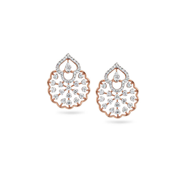 Rose Grace Diamond Studs 