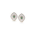 Green Oasis Diamond Studs,,hi-res 