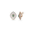 Green Oasis Diamond Studs,,hi-res 2