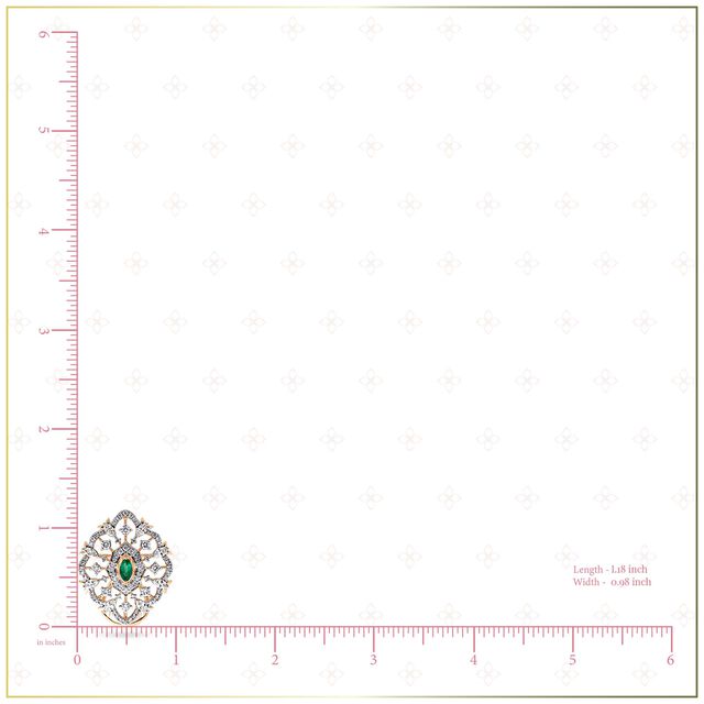 Green Oasis Diamond Studs 3