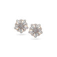 Floral Splendor Yellow Gold Studs,,hi-res 
