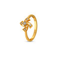 Tanishq 18 Karat Diamond Finger Ring for Women 