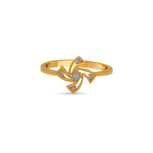 Tanishq 18 Karat Diamond Finger Ring for Women 3