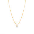 Tanishq 18 Karat Diamond Pendant with Chain for Women 