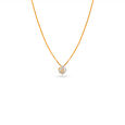 Tanishq 18 Karat Diamond Pendant with Chain for Women 2