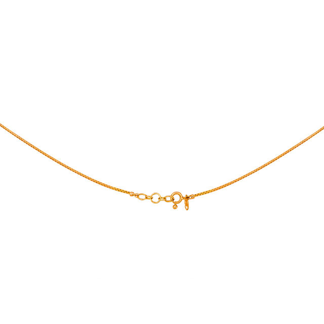 Tanishq 18 Karat Diamond Pendant with Chain for Women 3