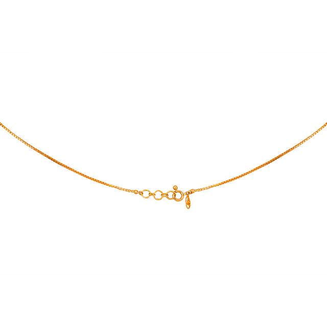 Tanishq 18 Karat Diamond Pendant with Chain for Women 3