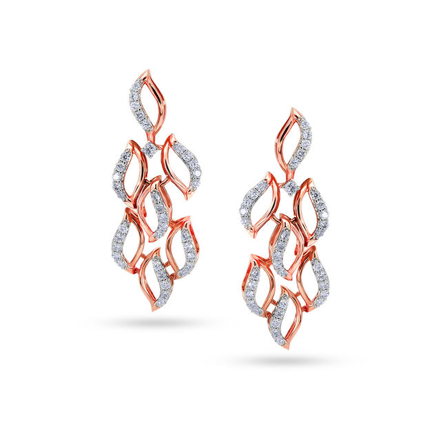 Tanishq 18KT Diamond Necklace Set for Women 3
