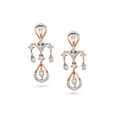Graceful Rose Gold Cascade Drops,,hi-res 