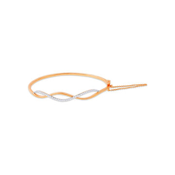 Eternal Twist Rose Gold Bracelet