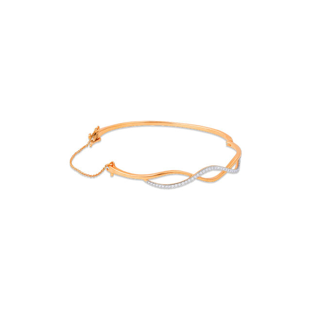 Eternal Twist Rose Gold Bracelet