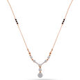 Rose Gold with Diamonds Mangalsutra 