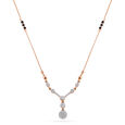 Rose Gold with Diamonds Mangalsutra 2
