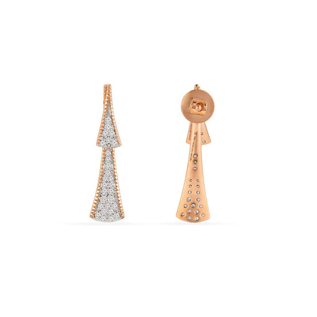 Tanishq 18KT Diamond Earrings for Women 3