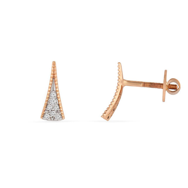Tanishq 18KT Diamond Earrings for Women 6