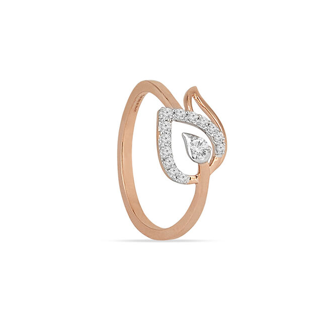 Tanishq 18KT Diamond Finger Ring for Women 3