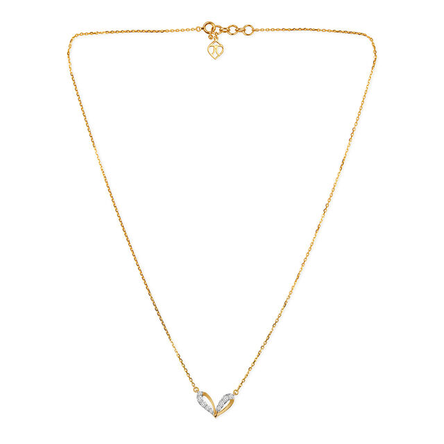 Tanishq 18KT Diamond Necklace for Women 