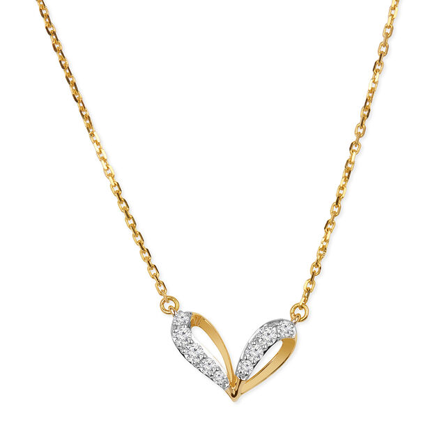 Tanishq 18KT Diamond Necklace for Women 2