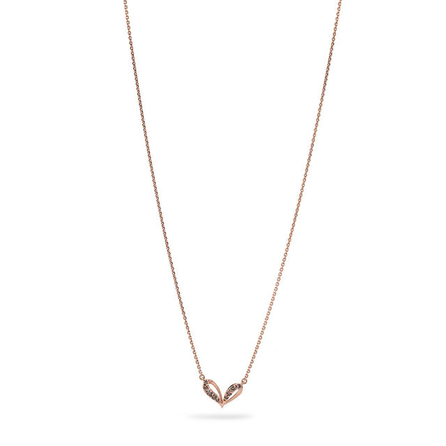 Intertwined Heart Pendant Necklace 
